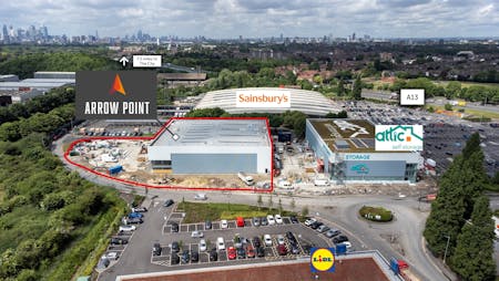 Arrow Point Beckton, Arrow Point Beckton, Beckton, Industrial To Let - Beckton Drone i.jpg