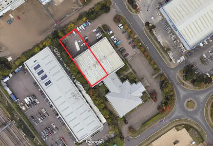 6 Snowdon Drive, Winterhill, Milton Keynes, Industrial/Logistics / Showroom / Trade Counter / Warehouse / Industrial / Warehouse To Let - Snowdon Drive Googlemap view red line edit.jpg