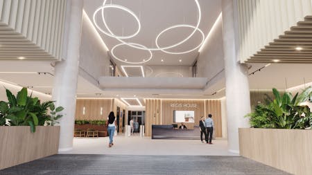 Regis House, Regis House, London, Office To Let - RH Reception CGI.png