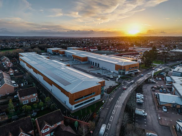 Unit 5, Hurricane Urban Hub, Reading, Berkshire, Warehouse & Industrial To Let - drone_evening_0007.jpg