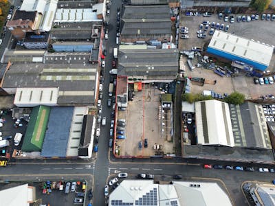 Site on the Corner of Blews Street and Pritchett Street, Birmingham, Land / Office Lease Assignment - Red lined aerial.jpg