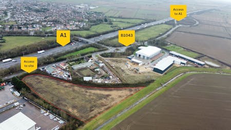 Plot 1, Open Storage Land, Sawtry, Old Great North Road, Sawtry, Open Storage To Let - Access to A1  site.jpg