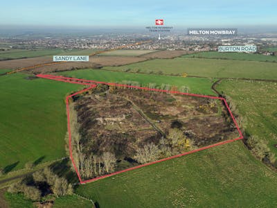 Land at Sandy Lane, Melton Mowbray, Le14 2un, Investment - Residential For Sale - DJI_20241113104945_0888_D EDIT_keyline.jpg