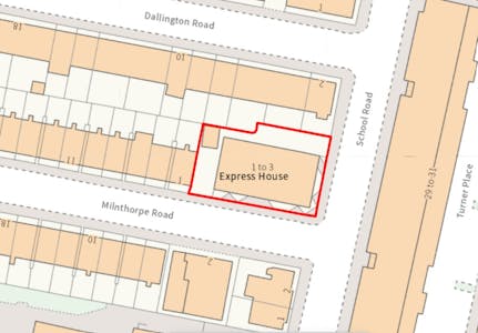 Express House, 3 School Road, Hove, East Sussex, Office / Warehouse For Sale - OS Map.jpg