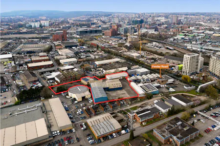 Victoria Terrace Depot, St Philips, Bristol, Industrial / Office To Let - Red Line Plan.png