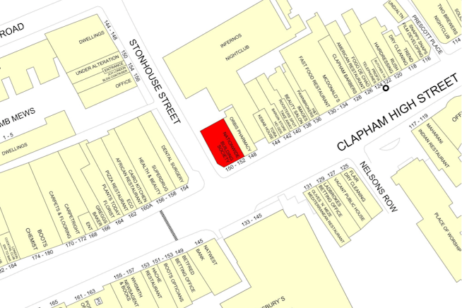 Prominent Corner Unit To Let, 152 Clapham High Street, London, Retail To Let - GOAD.png Prominent Corner Unit To Let, 152 Clapham High Street, London, Retail To Let - GOAD.png