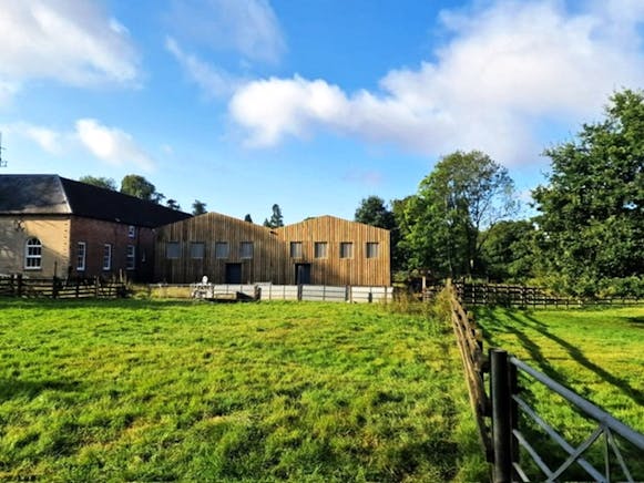 Unit 2 Crendon Barn, Herriard, Basingstoke, Industrial To Let - Crendon Barn  back elevation.JPG