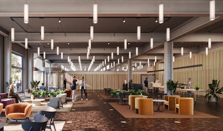 St Pancras Campus, St Pancras Campus, King's Cross, Office To Let - 20230523WRESt_Pancras_Campus_Reception_View_cropped.jpg