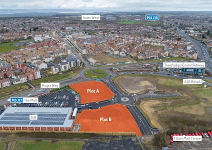 Plot A & B, Hayes Way, Bristol, Land / Office For Sale - HD2380 Hayes Way  Annotated Drone Image.jpg