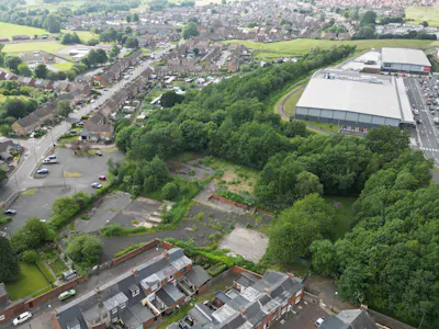 North West Side of Halliwell Street, Halliwell Street, Houghton-le-Spring, Land To Let - dji_fly_20260527_080922_884_1781771481531_photo.JPG