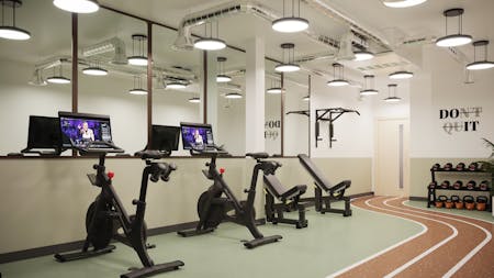 141 Wardour Street, Soho, Managed Office / Office To Let - GPE_Wardour141_Gym_Cam03.jpg