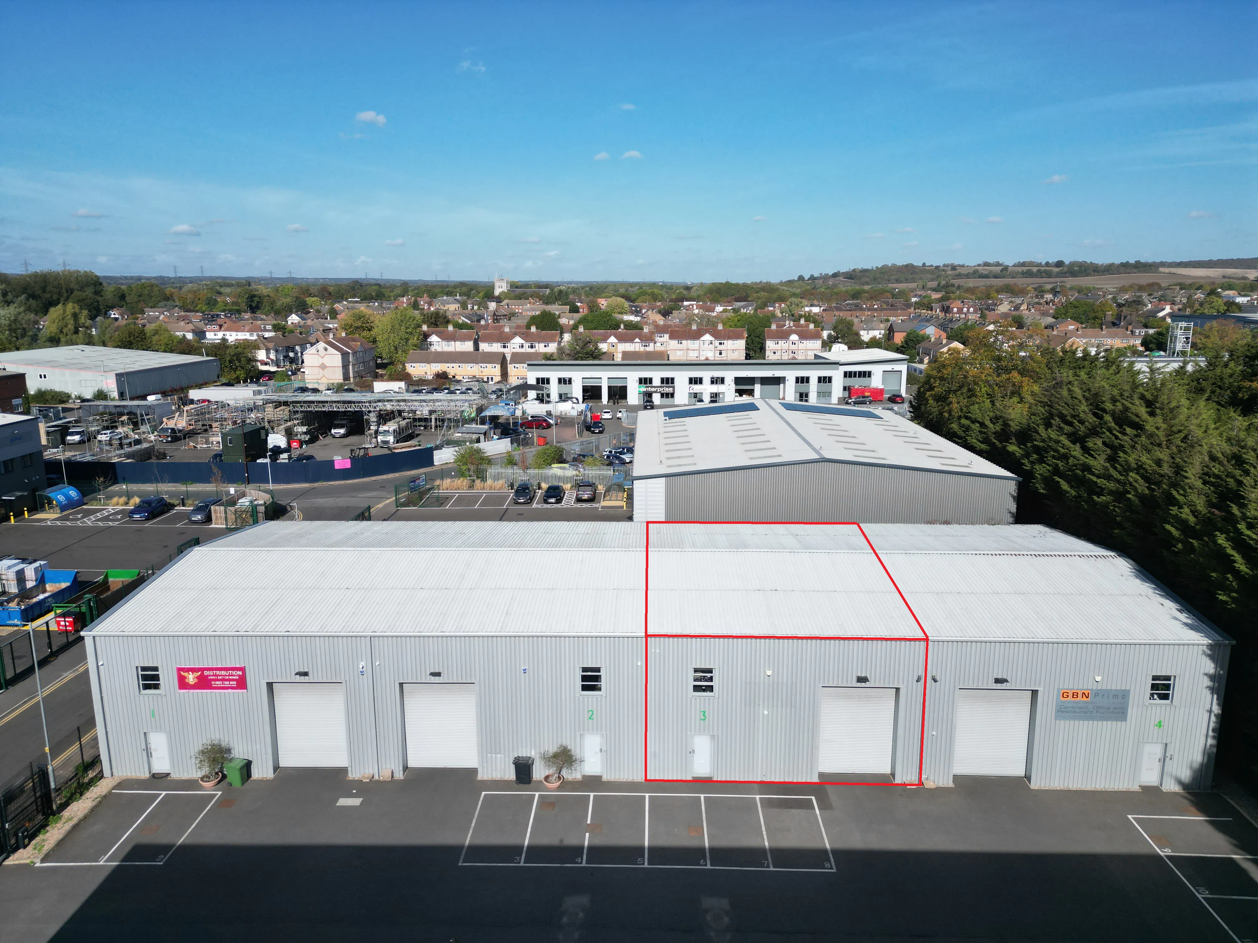 Unit 3, Waltham Abbey, Industrial To Let - Unit outlined.jpg