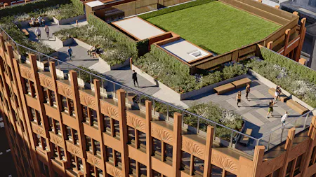 One Salisbury Square, London, Office To Let - 007_Roof terrace aerial 3K.jpg