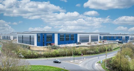 Unit 24 Panattoni Park, Gothard Green Way, Goddards Green, Burgess Hill, Industrial / Warehouse To Let - Aerial of gateway entrance.JPG