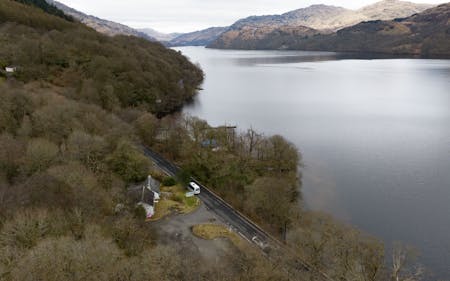 Land Development Opportunity, Former Bonnie Braes Cafe, Arrochar, Loch Lomond, Development Site / Land For Sale - DJI_0361.JPG