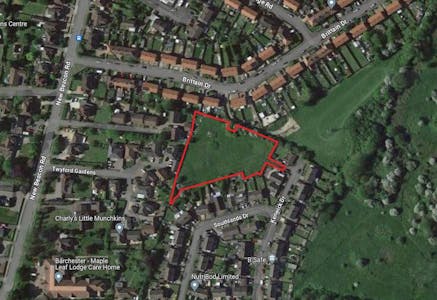 Development Land, Kenwick Drive, Grantham, Land For Sale - Google Location Red Line a.jpg