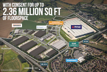 Gateway 14, Stowmarket, Industrial / Land To Let / For Sale - J017951 - Gateway 14 - aerial image.jpg