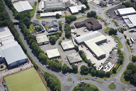 Unit  3, Hill Street, Cwmbran, Industrial To Let - Aerial 4 Hill St.jpg