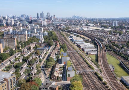 Steel Works, 105 Culvert Road, London, Industrial / Warehouse To Let - cb3d9b14f67d1fe640c476041b10102eCGI1  Birds Eye  Aerial.jpg