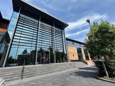 Lotus 3, 1st Floor, Lotus Park, Staines, Office To Let - 3 Lotus Building Entrance.jpg