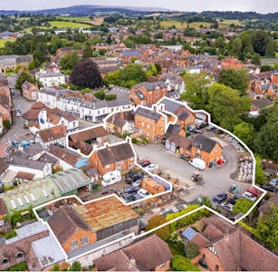 15, 19 & 19A Market Street, and 1, 2 & 3 Bell Yard, Tenbury Wells, Investment For Sale - Ariel Outline