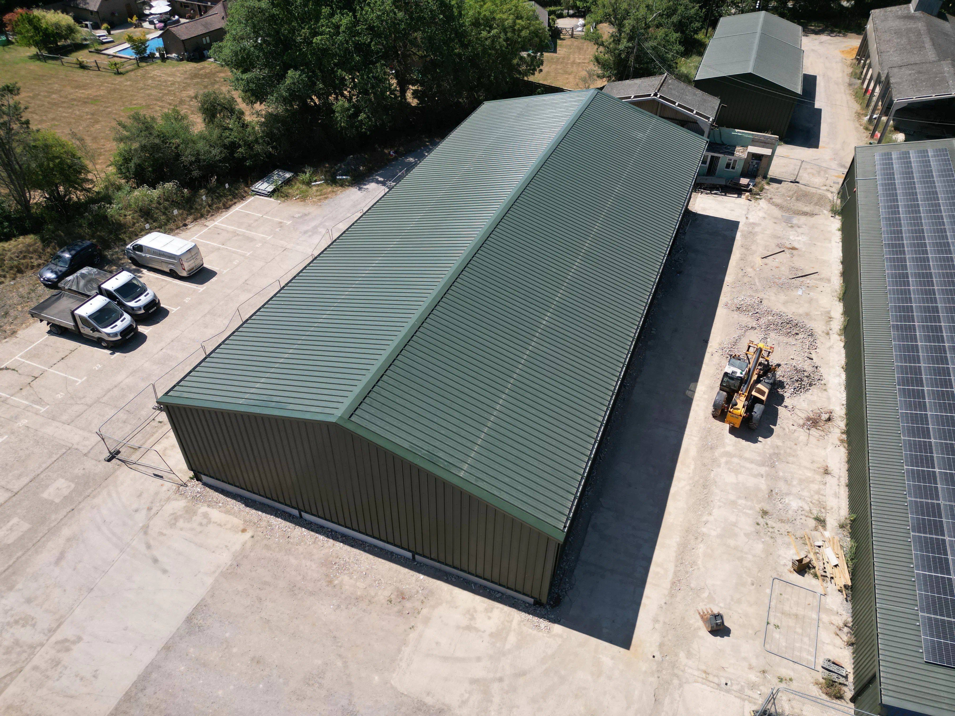 Barns 5a & 5b at Ansty Farm, Haywards Heath, Industrial To Let - Drone photo 10.jpg