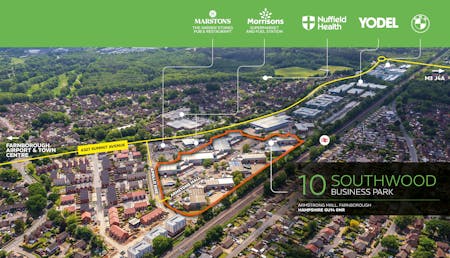 10 Southwood Business Park, Armstrong Mall, Farnborough, Industrial / Warehouse To Let - U10 SBP aerial