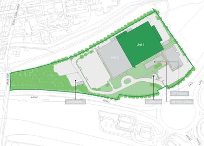 Unit 1, Skewfields, Pontypool, Industrial To Let - Mileway site plan Skewfields.JPG