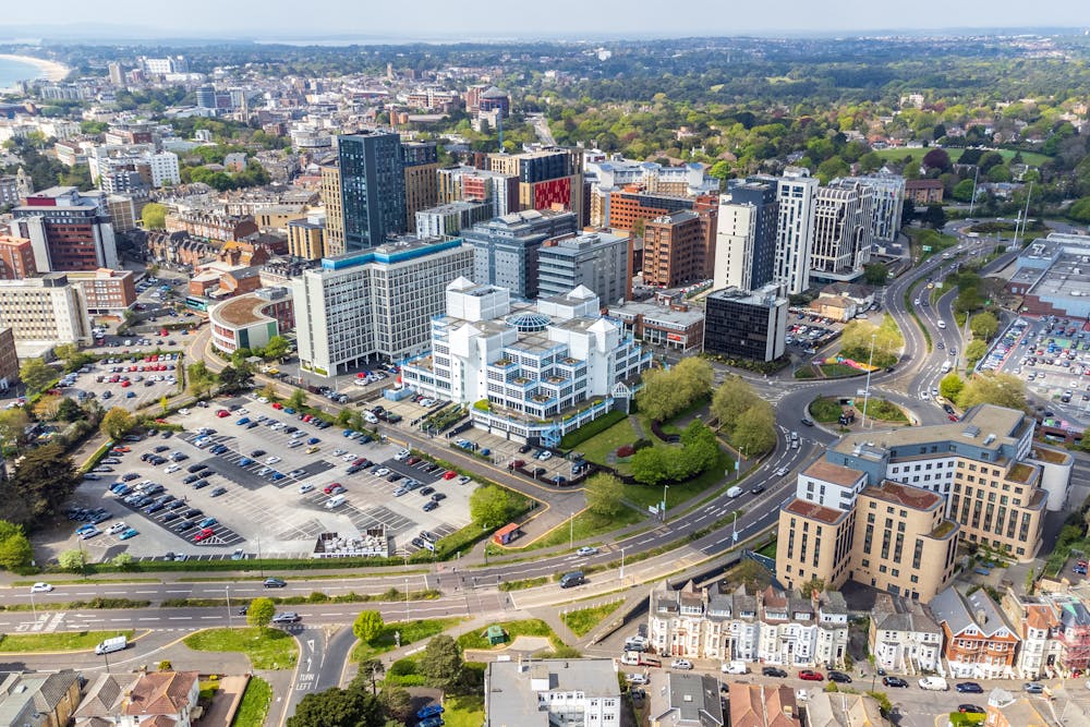 100 Holdenhurst Road - Aerial and parking.jpg