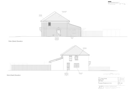 15-17 North Street, Ely, Development / Residential Development / Office For Sale - Side Elevations.jpg