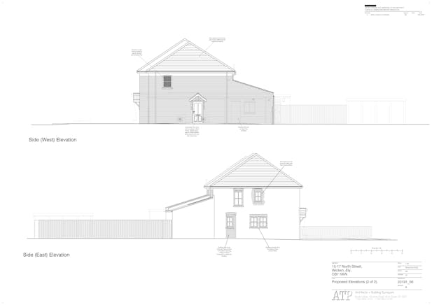 15-17 North Street, Ely, Investment / Offices For Sale - Side Elevations.jpg