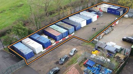 Hillside Yard, Theobalds Park Road, Enfield, Open Storage To Let - DJI_0506 Cropped Outlined.jpg