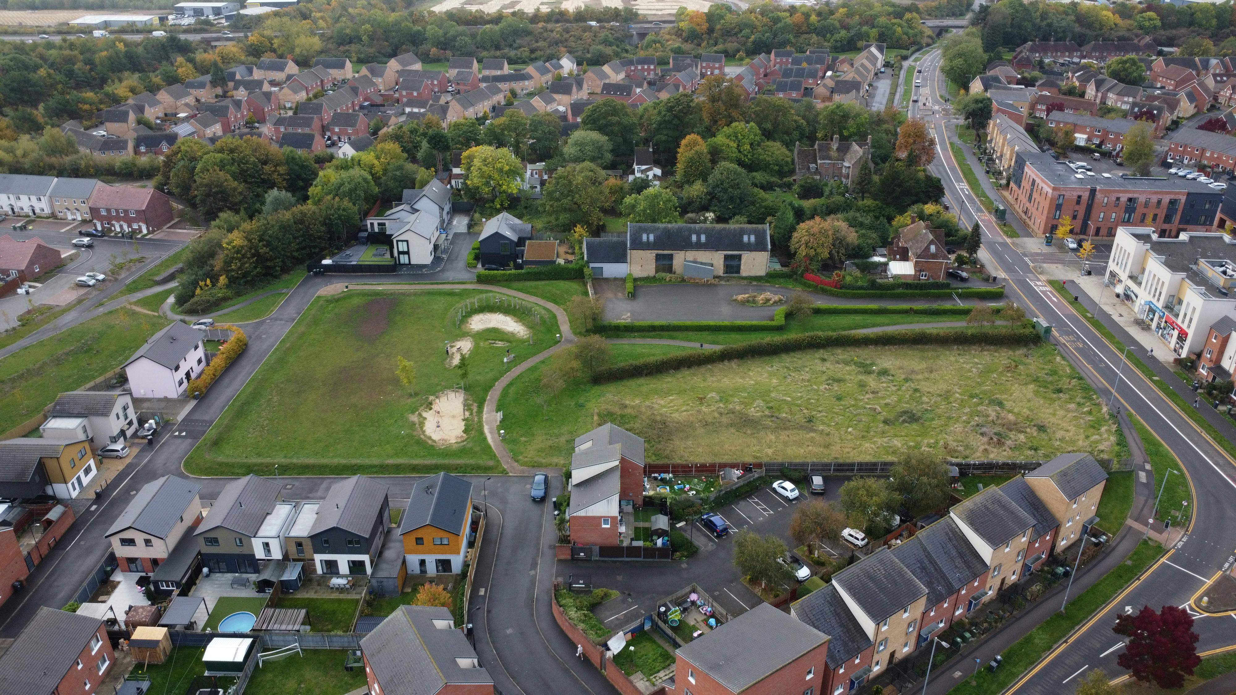 Land Parcel, London Road, Hempsted, Investment / Investment For Sale - DJI_0426.JPG