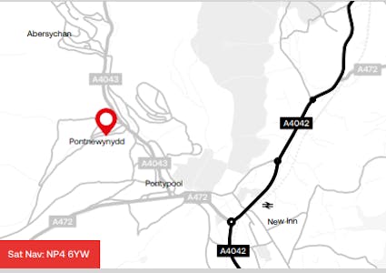 Unit 5-7, Pontnewynydd Industrial Estate, Pontypool, Industrial To Let - Pontnewynydd Local location map.PNG