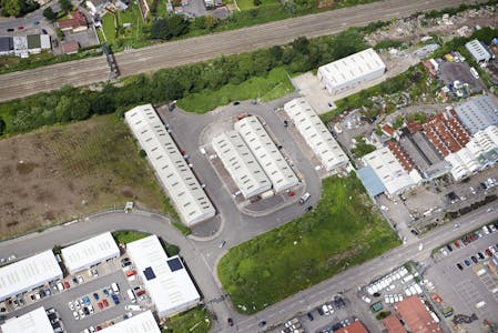 Unit 2, Lamby Workshops, Cardiff, Industrial To Let - Aerial pic Lamby Way.jpg