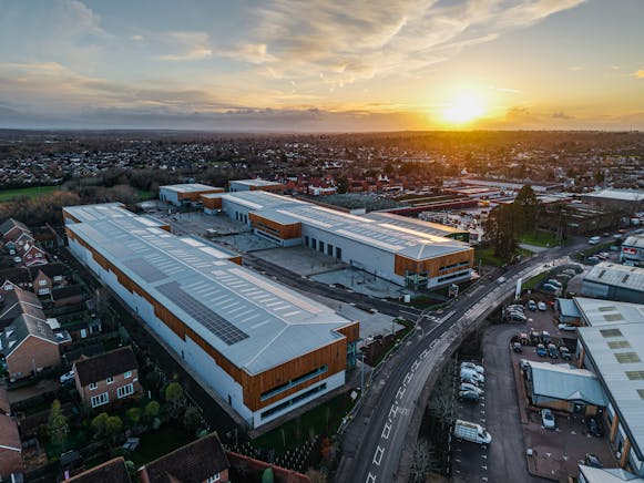Hurricane Urban Hub, Reading, Berkshire, Warehouse & Industrial To Let - drone_evening_0006.jpg