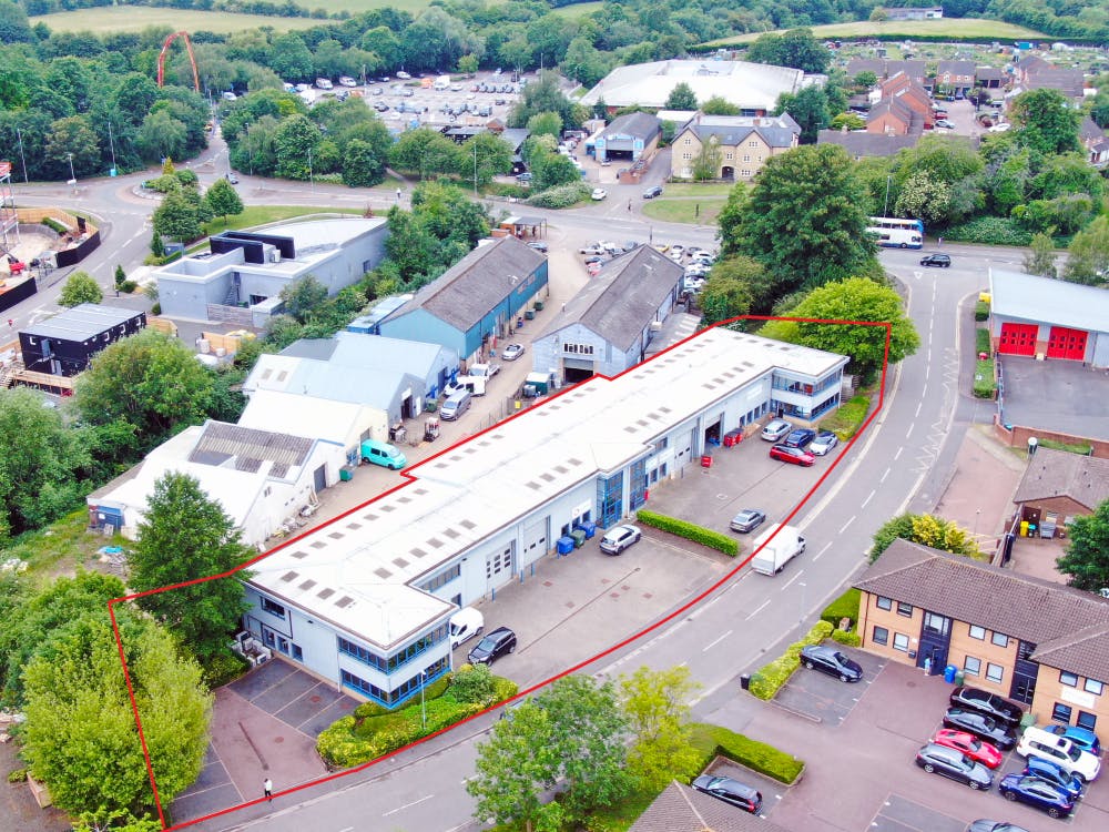 The investment comprises four modern industrial/office units built in 1990. The units are all designed around steel portal frames comprising lined and insulated clad elevations to walls and roof, the latter incorporating translucent panels. Internally the premises comprise reinforced concrete floors and internal blockwork walls – full height to the party walls. A number of tenants ‘licensed’ improvements have been made to the accommodation. 

The accommodation extends overall to 1,152.70 sqm (12,407 sq ft) and the overall site extends to 0.209 hectares (0.518 acres).

The property is fully let to three tenants on fully insuring and repairing leases. The leases include service charge contribution of £6,000 per annum gross of VAT. Rental deposits are held on unit 3 of £4,987.50 and on unit 4 £9,666.67. A copy of the leases rent deposit deeds and licences to alter are available on request.