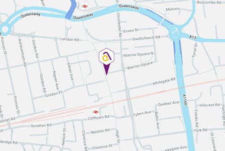130 High Street, Southend-on-Sea, Office / Retail To Let - map.JPG