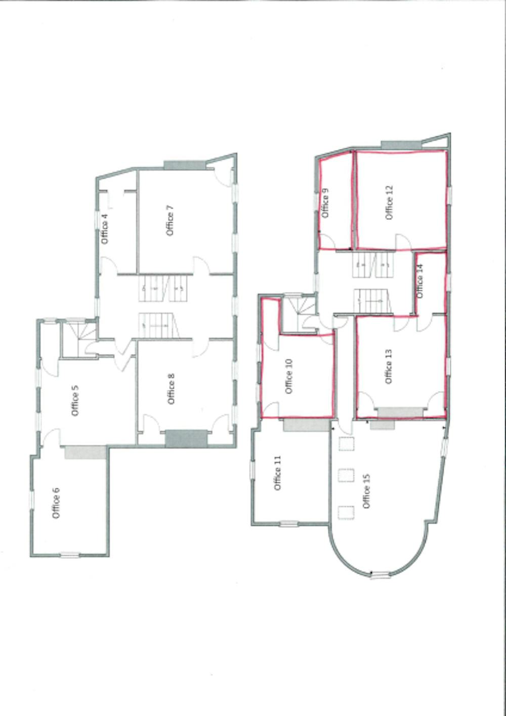 Offices at Windsor House, 40 Windsor Place, Shrewsbury, Serviced Office To Let - Floor Plan .jpg