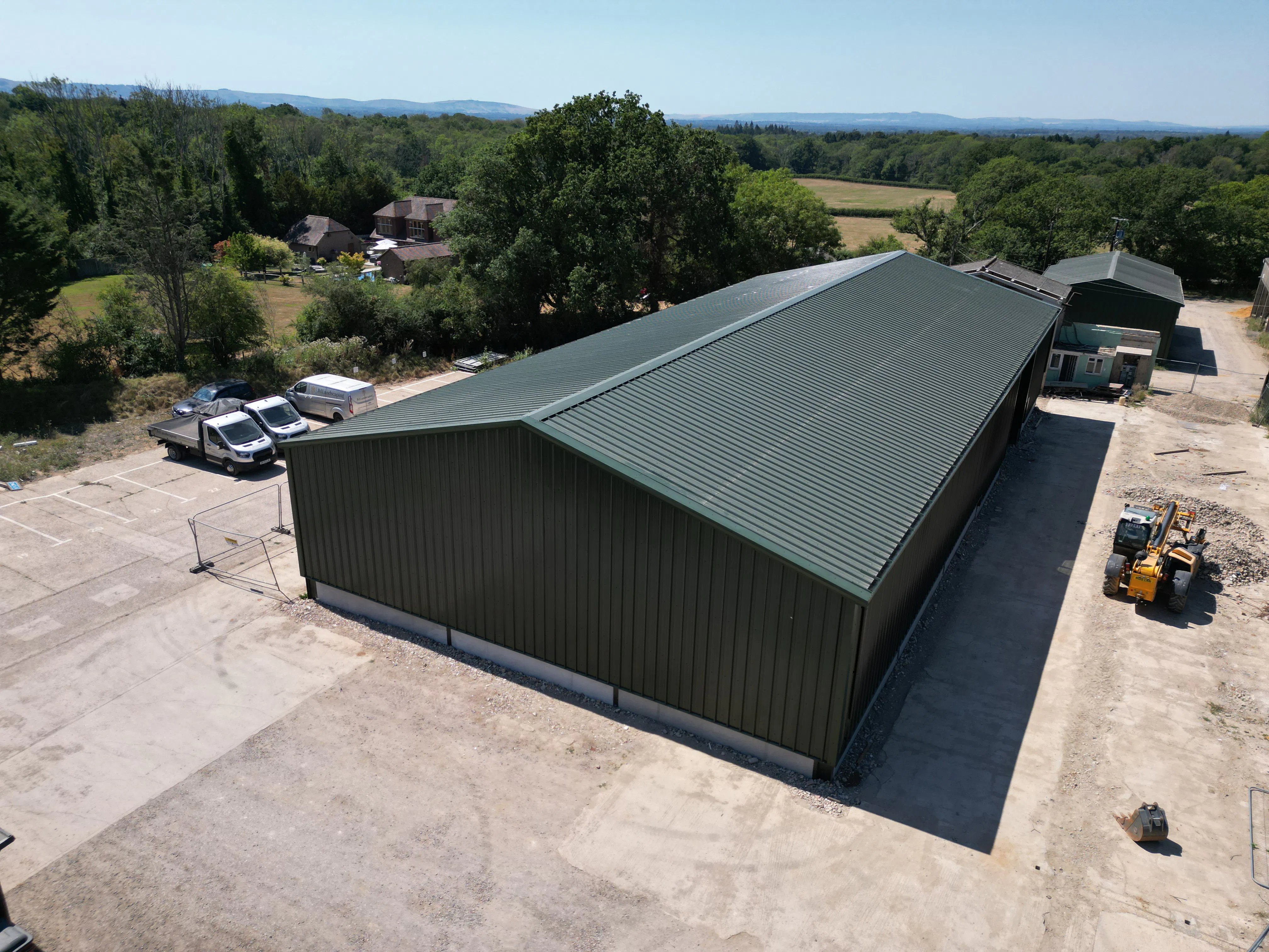 Barns 5a & 5b at Ansty Farm, Haywards Heath, Industrial To Let - Drone photo 9.jpg