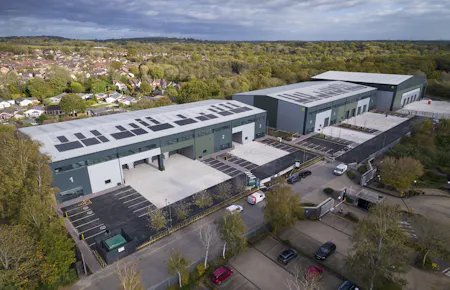 Unit 2 Audio Park, Southwater Business Park, Horsham, Distribution Warehouse / Industrial/Logistics / Industrial / Manufacturing To Let - DJI_0068.jpg