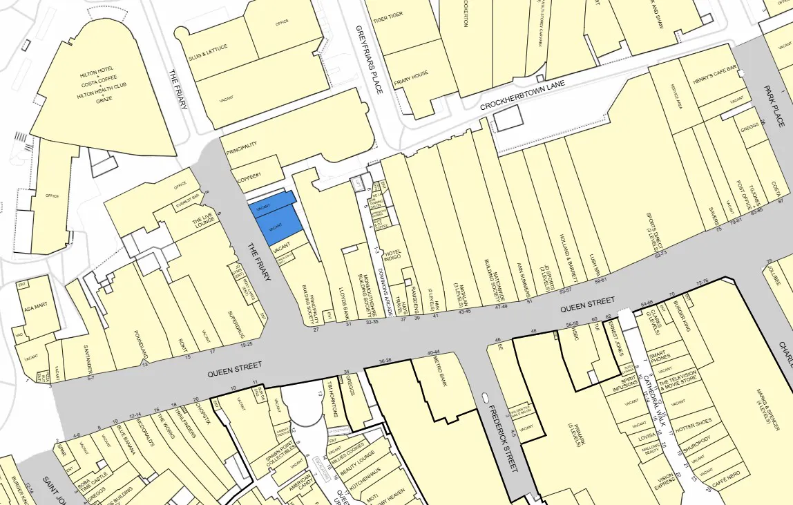 Former WH Unit, Principality Buildings, The Friary, Cardiff, Retail To Let - Former WH Edozo.jpg