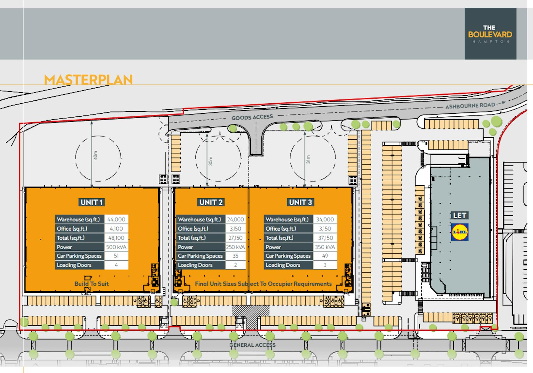 The Boulevard, Hampton Avenue, Hampton To Let - Hampton brochure snip masterplan.png