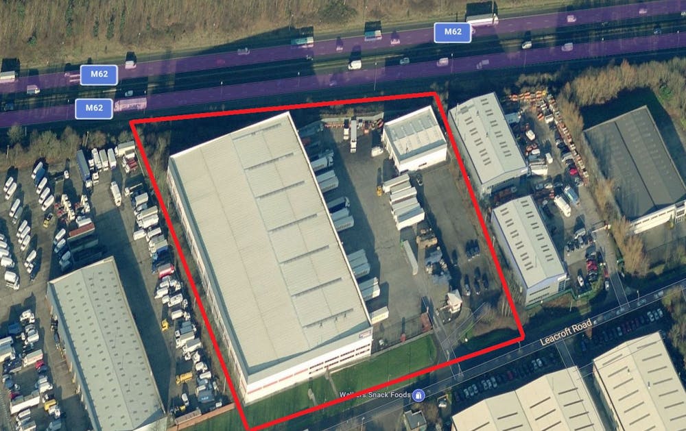 Burton Interchange, 8 Leacroft Road, Warrington, Industrial / Warehouse To Let - Aerial redline.jpg