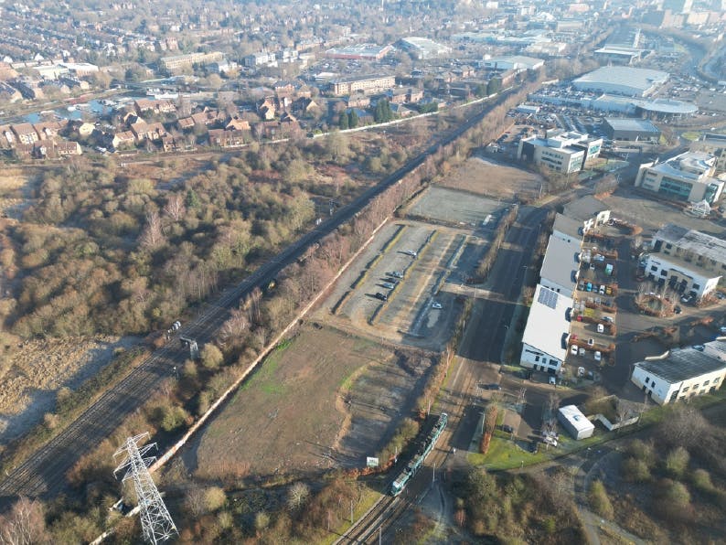 Land, Ng2 Business Park, Nottingham, Distribution Warehouse / Land To Let / For Sale - Ng2 land aerial.png