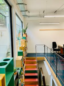 16 Northdown Street, 16A Northdown Street, London, Office To Let / For Sale - stairs to downstairs large meeting room.jpeg