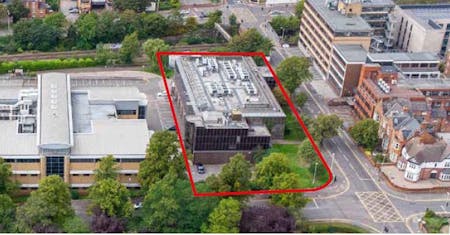 Former Cadent Data Centre, 101 Regent Road, Leicester, Office / Warehouse To Let / For Sale - Regent Road aerial.jpg