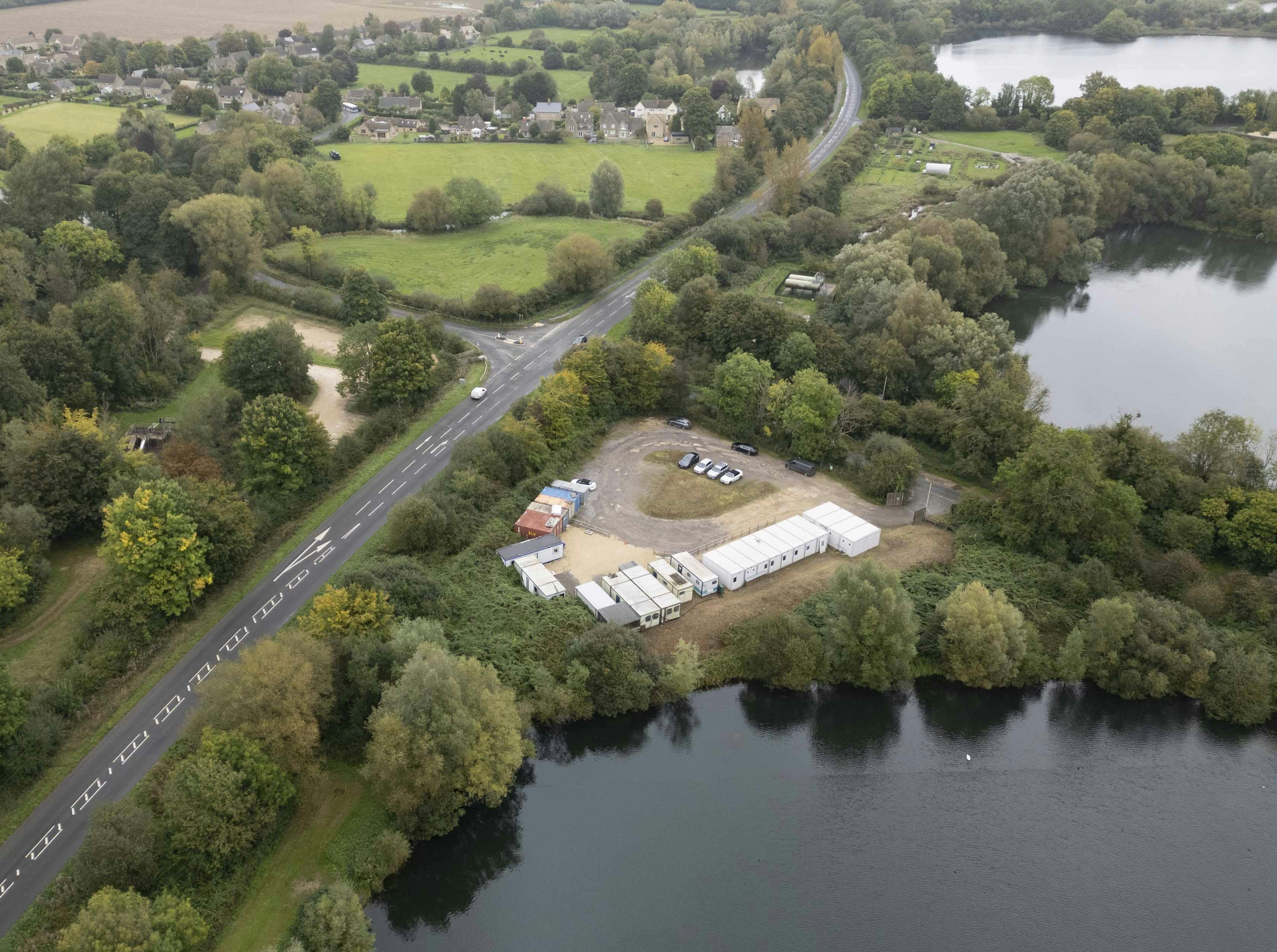 Lake 63, Waterside Plot, Somerford Keynes, Industrial / Investment / Land & Development  / Leisure / Office / Retail For Sale - Lake 63 drone_0989.jpg