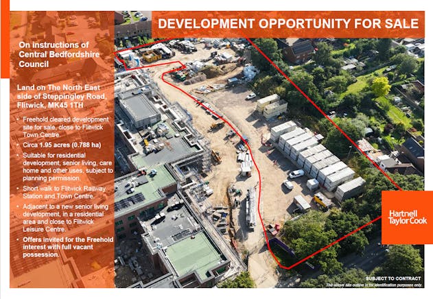 Land on The North East side of Steppingley Road, Flitwick, Development / Land / Residential For Sale - Image front cover.png