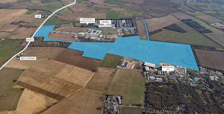 Stanton Business Park, Shepherds Grove, Bury St Edmunds, D1 (Non Residential Institutions) / Industrial / Industrial / Storage / Open Storage / Industrial / Warehouse To Let / For Sale - aerial.jpg